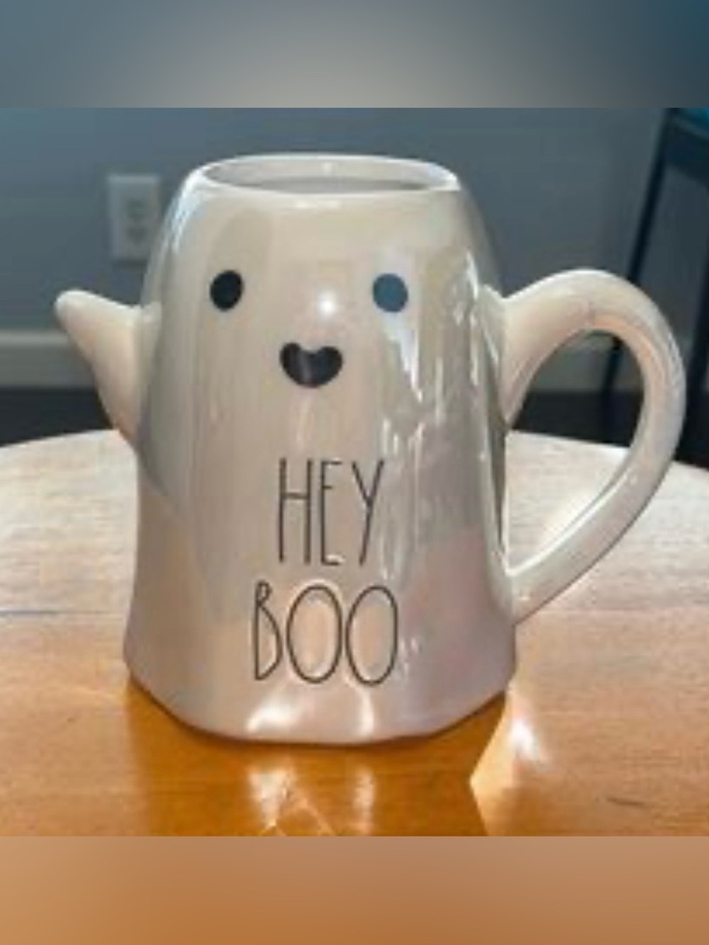 Rae Dunn “Hey Boo” Iridescent Halloween Mug - Picture 3 of 4